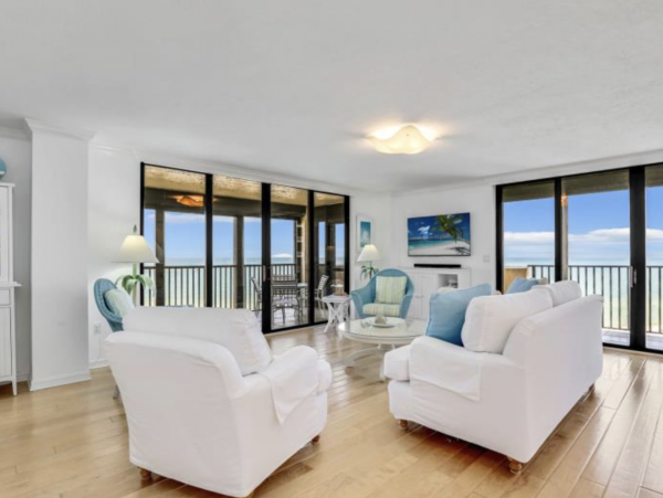 6th floor views Gulf Front of Vanderbilt Beach 3 month rental
